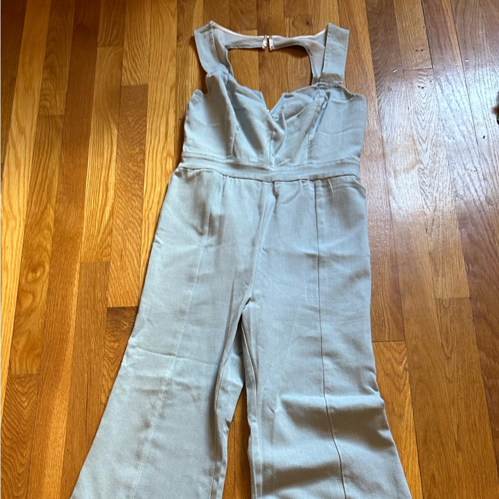 Altar'd State Light Denim Jumpsuit